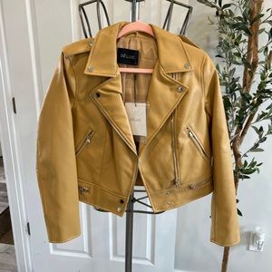 Vici brown biker jacket
